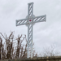 Croix de l'oratoire de la route de Lons