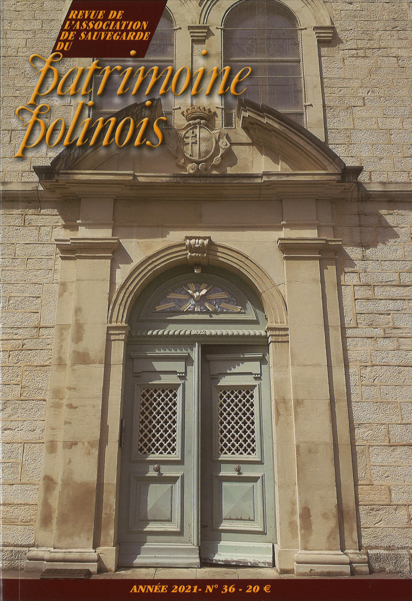Revue du Patrimoine, couverture du numéro 36