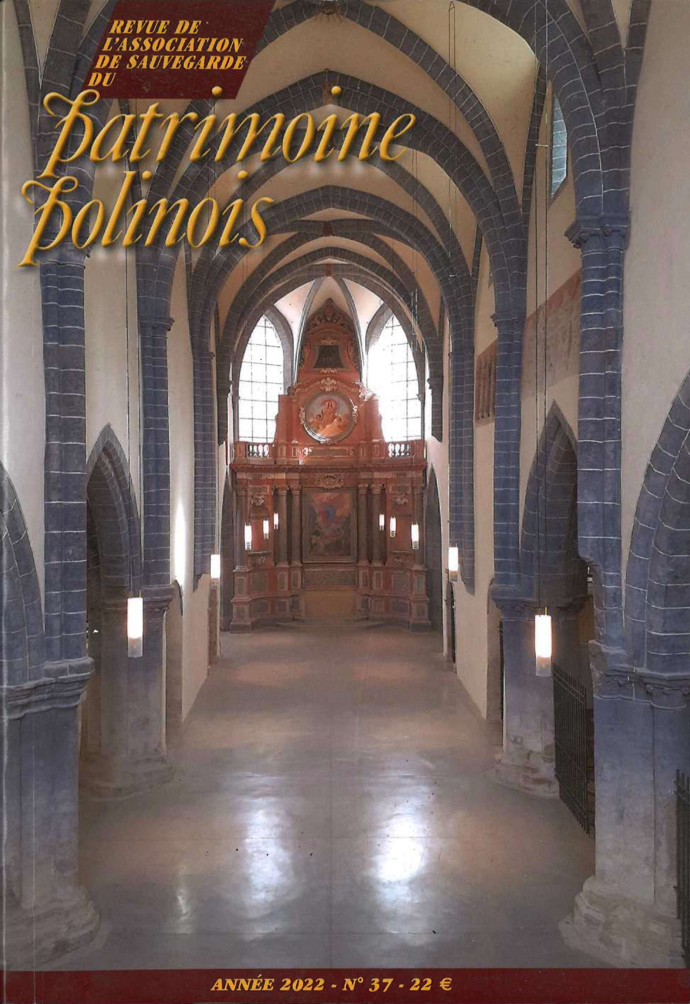 Revue du Patrimoine, couverture du numéro 37